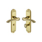 Algarve Door Handle on Plate by M Marcus - Heritage Brass