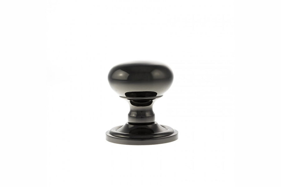 Old English Harrogate Solid Brass Mushroom Mortice Knob on Concealed Fix Rose - additional image