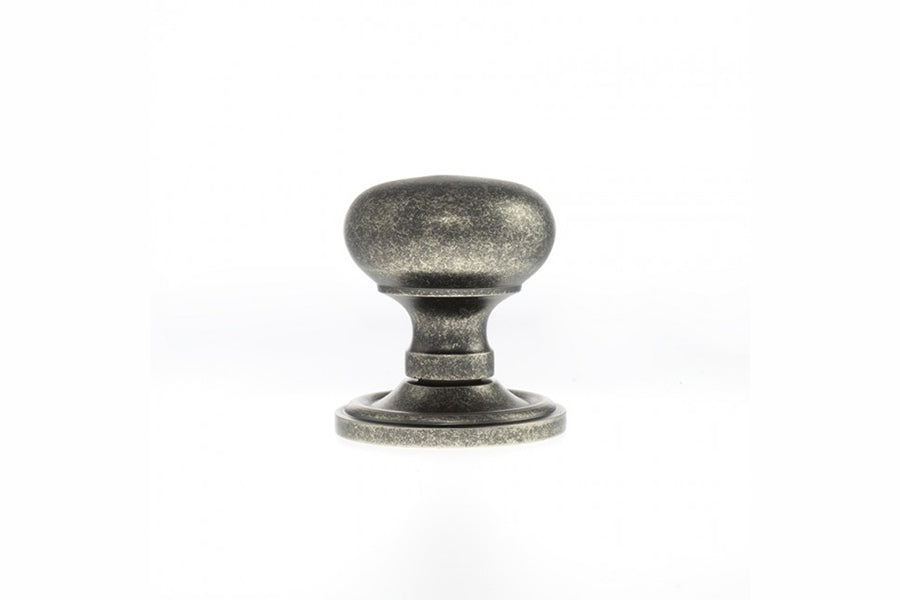 Old English Harrogate Solid Brass Mushroom Mortice Knob on Concealed Fix Rose - additional image