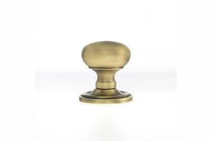Old English Harrogate Solid Brass Mushroom Mortice Knob on Concealed Fix Rose - additional image