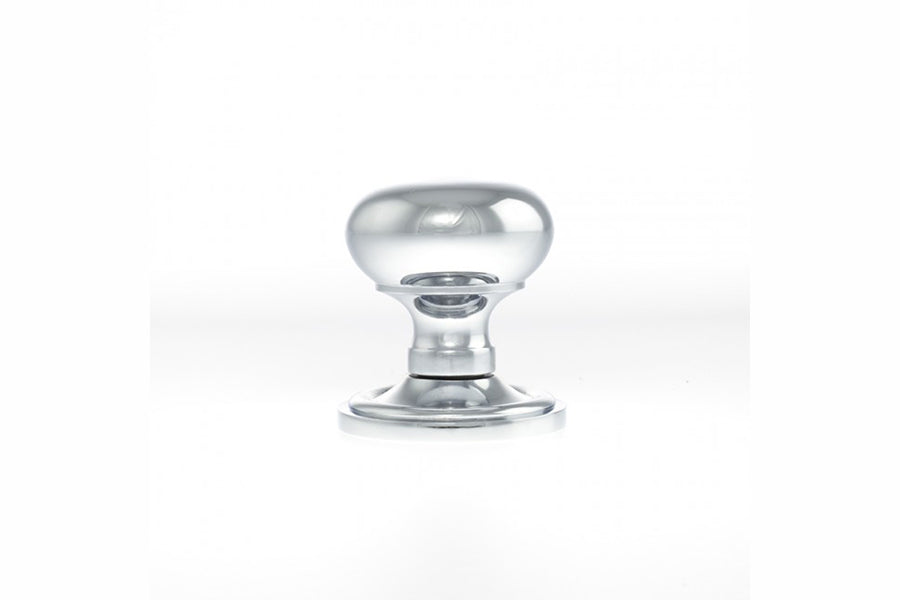 Old English Harrogate Solid Brass Mushroom Mortice Knob on Concealed Fix Rose - additional image