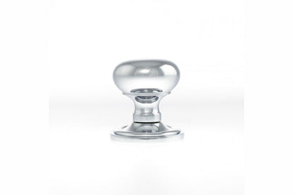 Old English Harrogate Solid Brass Mushroom Mortice Knob on Concealed Fix Rose - additional image