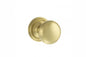 Old English Harrogate Solid Brass Mushroom Mortice Knob on Concealed Fix Rose - Satin Brass - Default