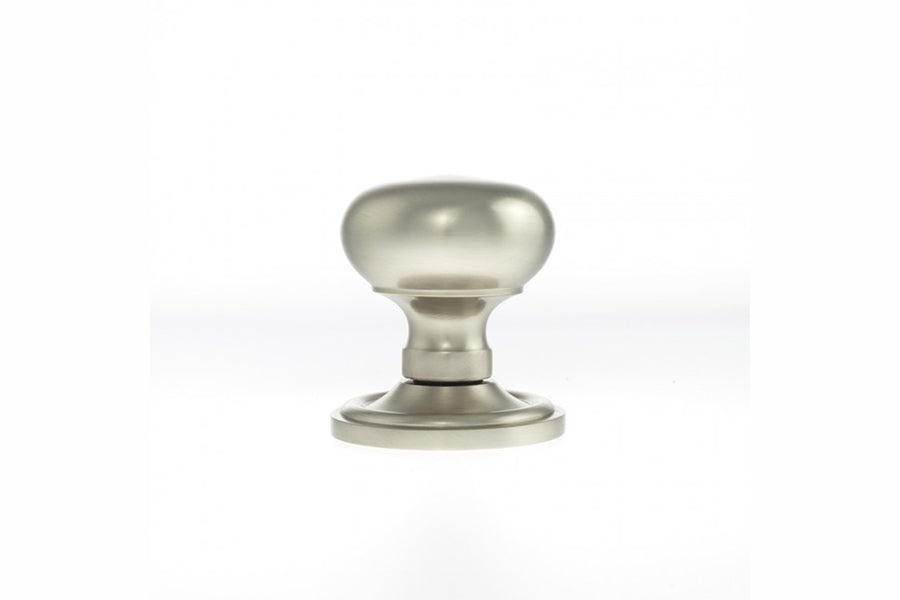 Old English Harrogate Solid Brass Mushroom Mortice Knob on Concealed Fix Rose - additional image
