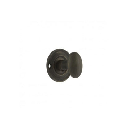 Old English Solid Brass Oval WC Turn and Release - Urban Bronze - Default