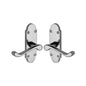 Milton Short Door Handle on Plate by M Marcus - Heritage Brass