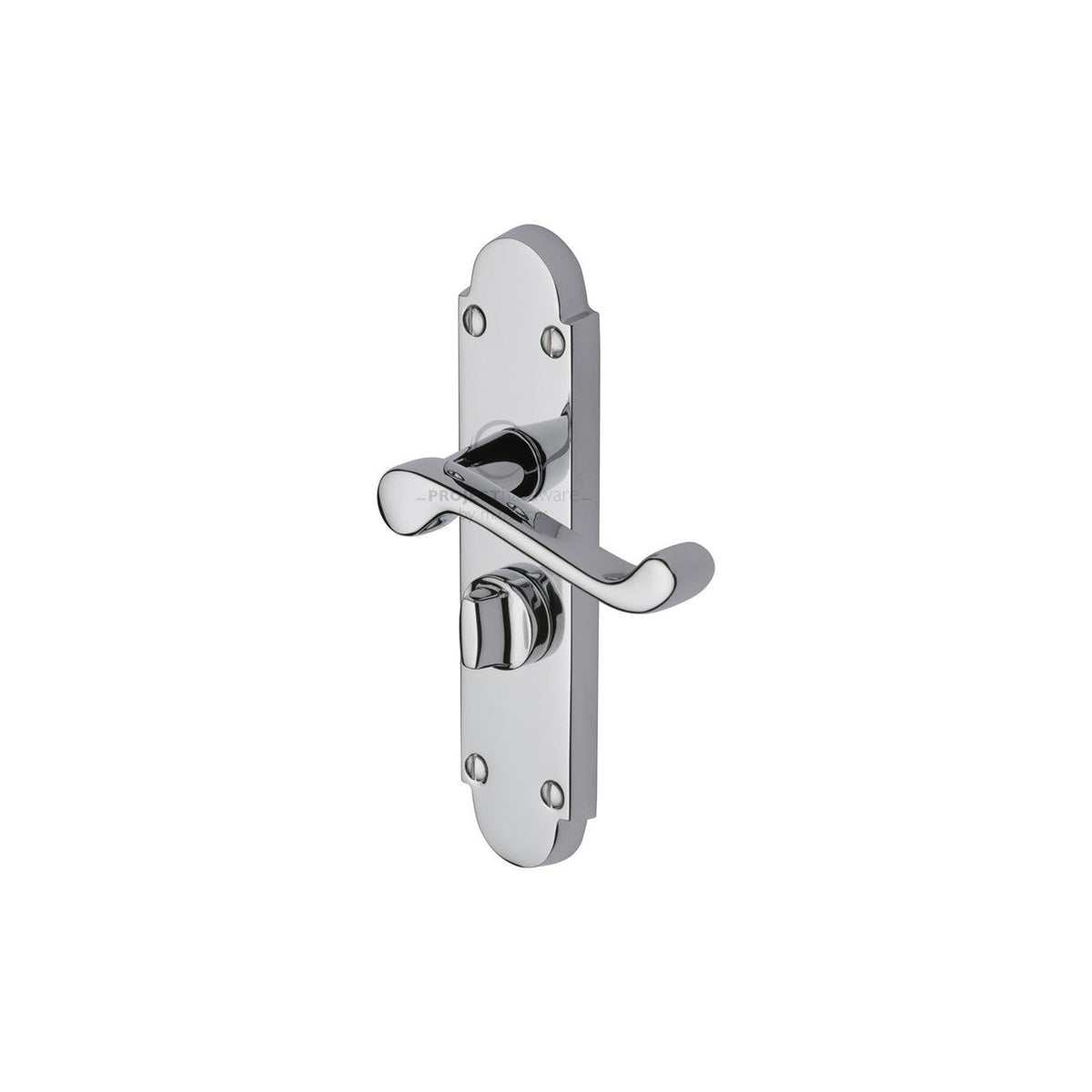 Milton Short Door Handle on Plate by M Marcus - Heritage Brass