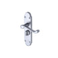 Milton Short Door Handle on Plate by M Marcus - Heritage Brass