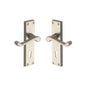 Malvern Door Handle on Plate by M Marcus - Heritage Brass