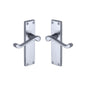 Malvern Door Handle on Plate by M Marcus - Heritage Brass