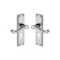 Malvern Door Handle on Plate by M Marcus - Heritage Brass