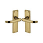 Avon Door Handle on Plate by M Marcus - Heritage Brass