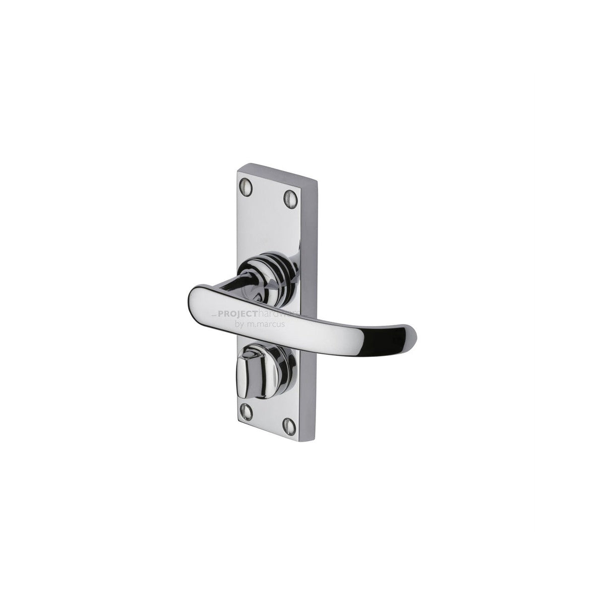 Avon Short Door Handle on Plate by M Marcus - Heritage Brass
