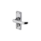 Avon Short Door Handle on Plate by M Marcus - Heritage Brass