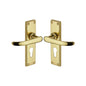 Avon Door Handle on Plate by M Marcus - Heritage Brass