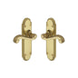 Adam Door Handle on Plate by M Marcus - Heritage Brass