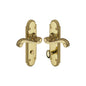 Adam Door Handle on Plate by M Marcus - Heritage Brass