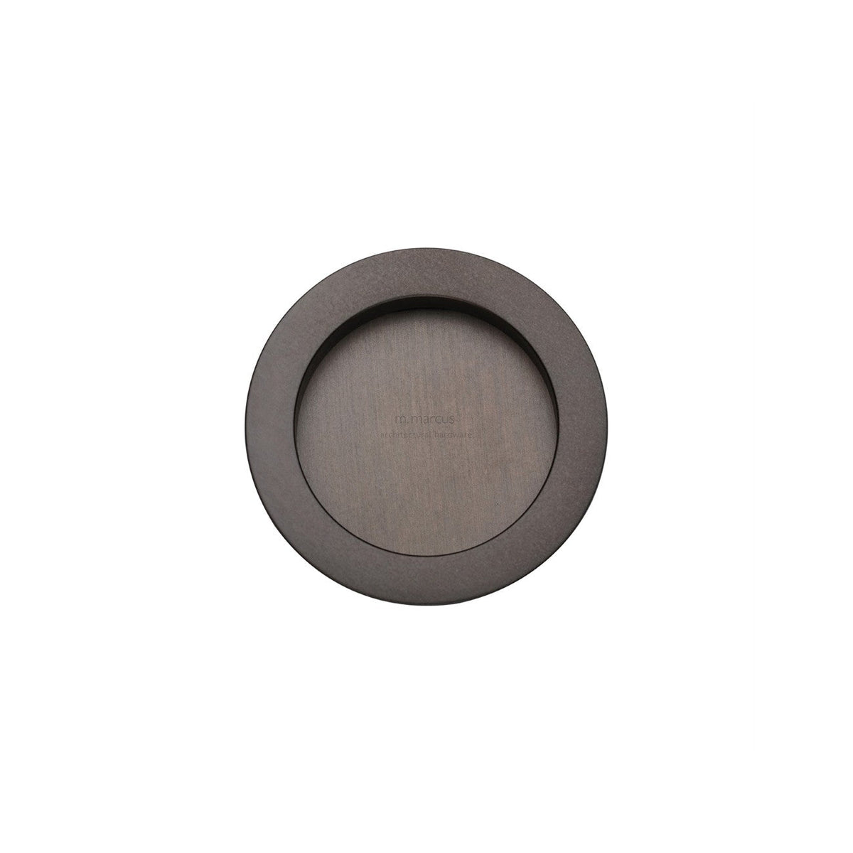 Round Flush Pull by M Marcus - Heritage Brass
