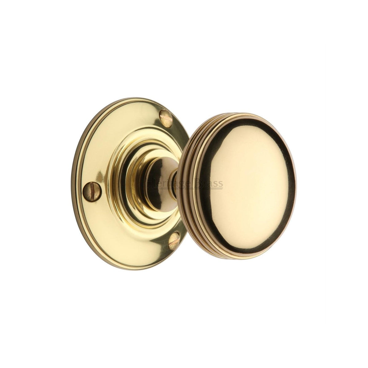 Richmond Door Knob on Rose by M Marcus - Heritage Brass