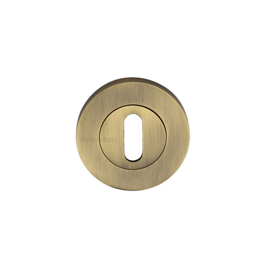 Standard Key Escutcheon Round - RS2000 by M Marcus - Heritage Brass