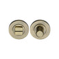 Round Bathroom Turn & Release - RS2030 by M Marcus - Heritage Brass