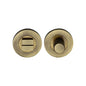 Round Knurled Bathroom Turn & Release by M Marcus - Heritage Brass