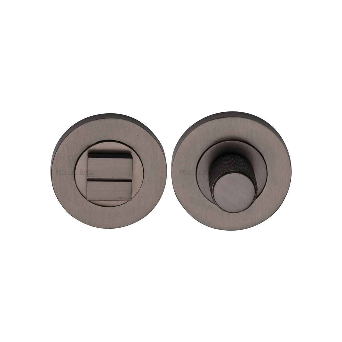 Heritage Brass Knurled Turn and Release with Peg by M Marcus - Heritage Brass