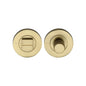 Round Knurled Bathroom Turn & Release by M Marcus - Heritage Brass