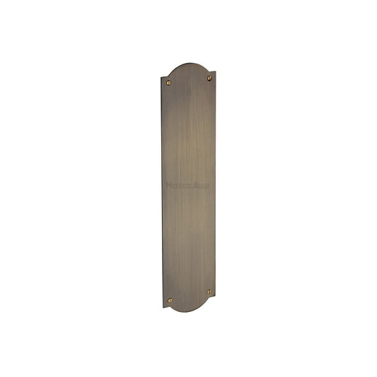 Shaped Fingerplate by M Marcus - Heritage Brass