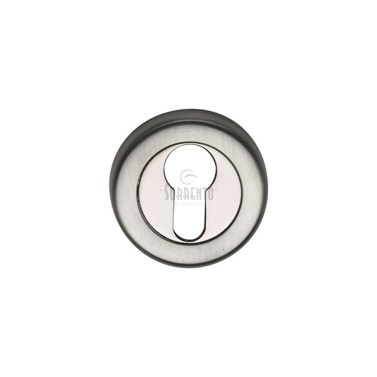 Sorrento Euro Profile Cylinder Escutcheon Round by M Marcus - Heritage Brass
