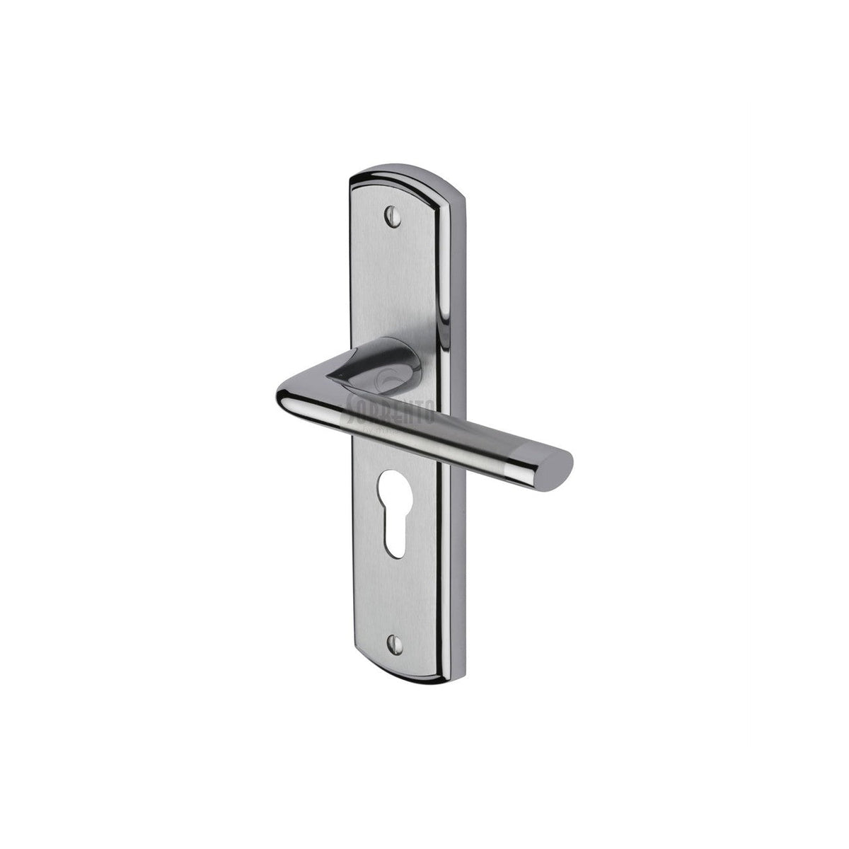 Lena Door Handle on Plate by M Marcus - Heritage Brass