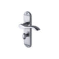 Aurora Door Handle on Plate by M Marcus - Heritage Brass