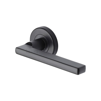 Treviso Door Handle on Round Rose