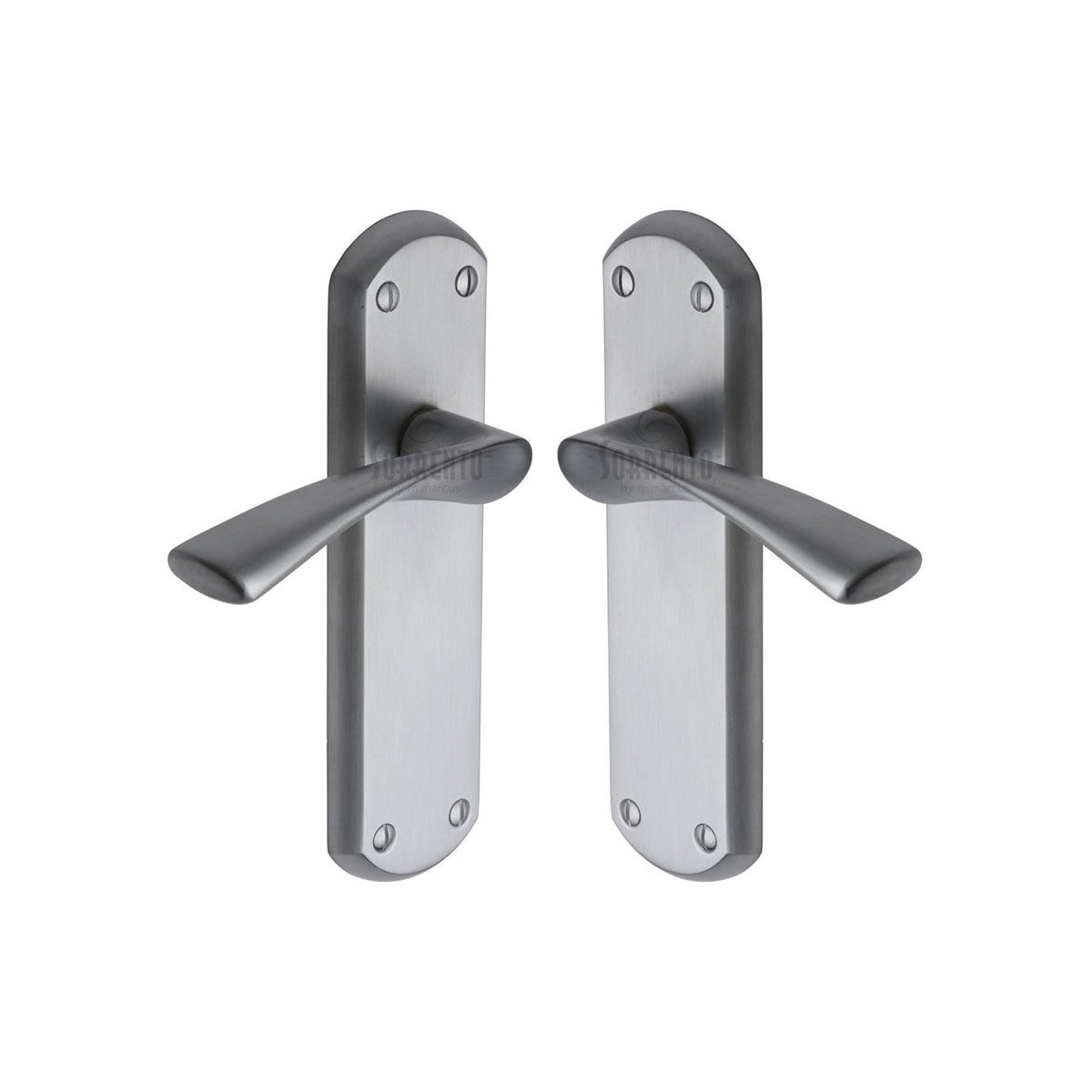 Atlanta Door Handle on Plate by M Marcus - Heritage Brass