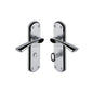 Atlanta Door Handle on Plate by M Marcus - Heritage Brass