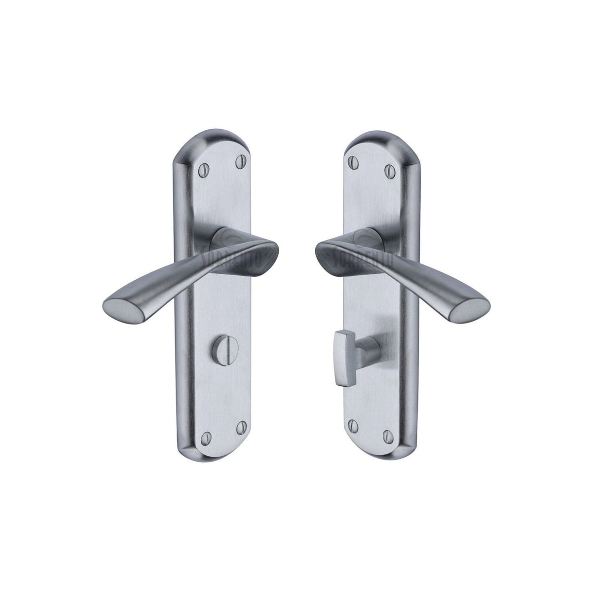 Atlanta Door Handle on Plate by M Marcus - Heritage Brass