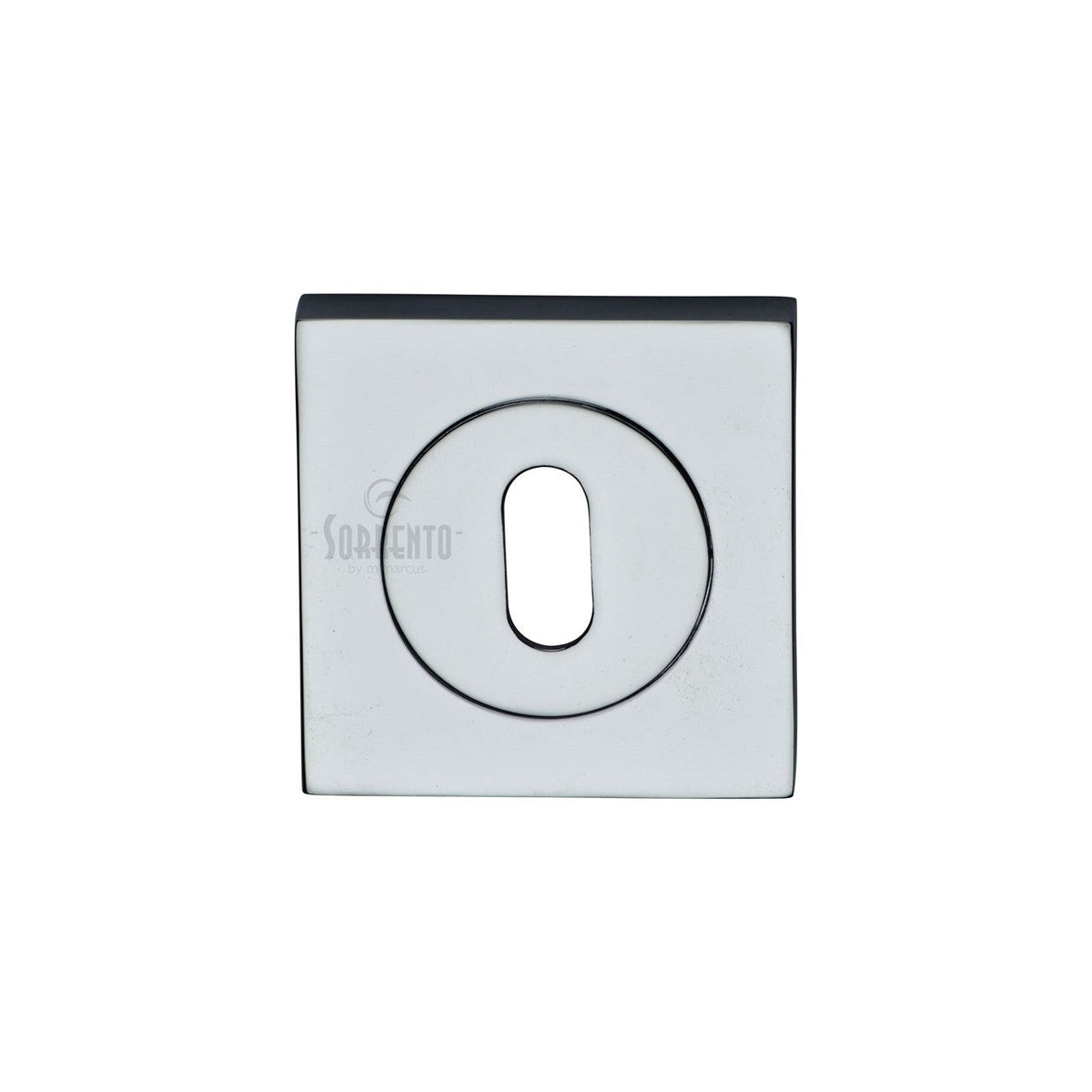 Sorrento Standard Key Escutcheon Square by M Marcus - Heritage Brass