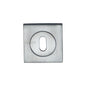 Sorrento Standard Key Escutcheon Square by M Marcus - Heritage Brass