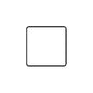 Mode Range Matt White Single Blank Plate