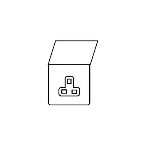 Elite Floor Socket Satin Chrome, FT03 Switches & Sockets, FT03 - Single Floor Socket Unswitched (13 Amp) by Heritage Brass By M-Marcus