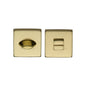 Square Bathroom Turn & Release - SQ4043 by M Marcus - Heritage Brass