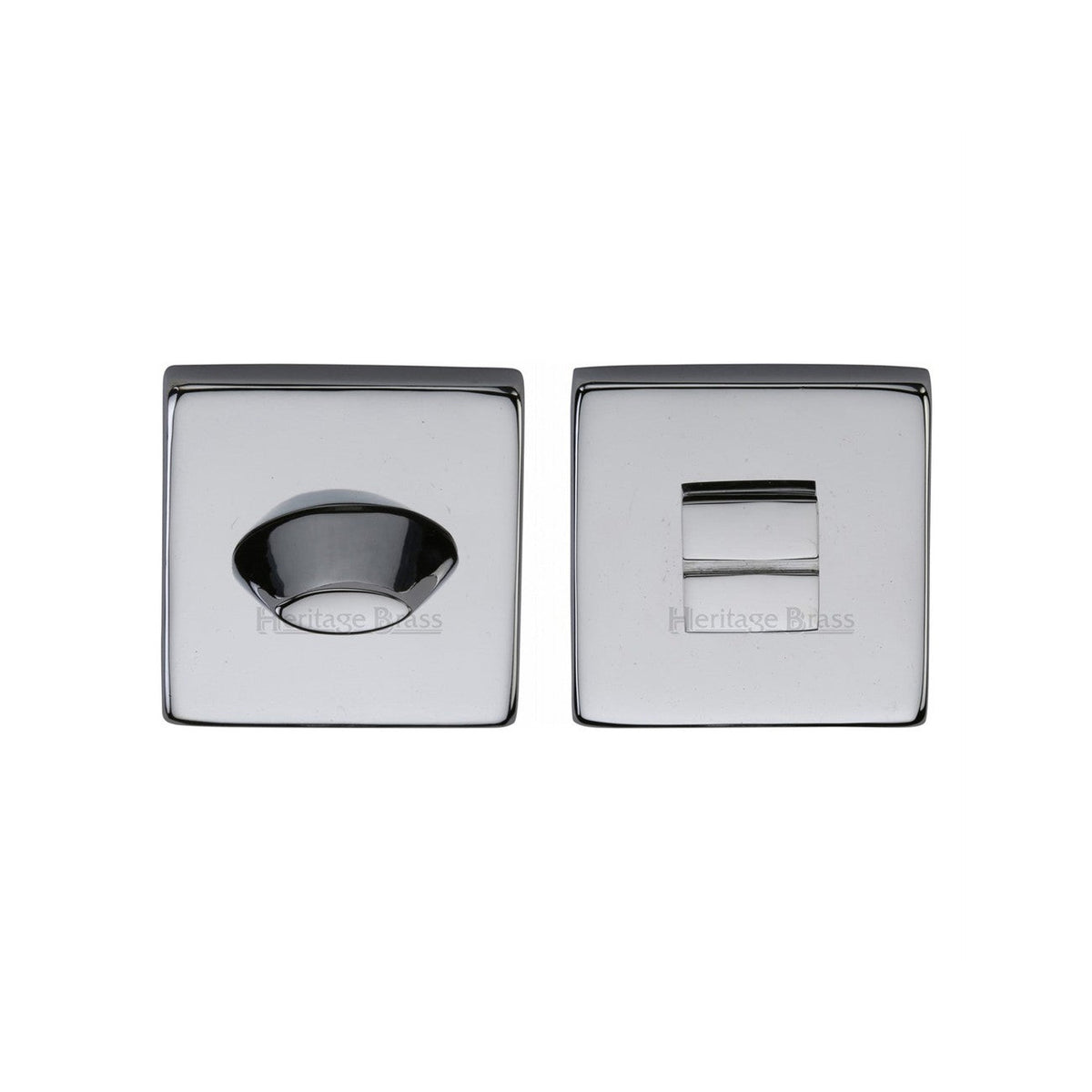 Square Bathroom Turn & Release - SQ4043 by M Marcus - Heritage Brass