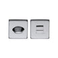 Square Bathroom Turn & Release - SQ4043 by M Marcus - Heritage Brass