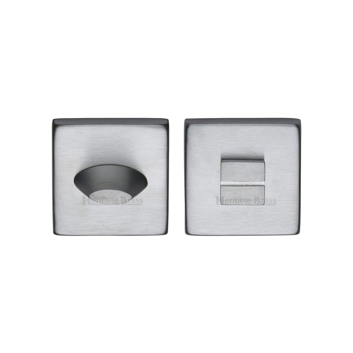 Square Bathroom Turn & Release - SQ4043 by M Marcus - Heritage Brass