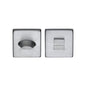 Square Bathroom Turn & Release - SQ4043 by M Marcus - Heritage Brass