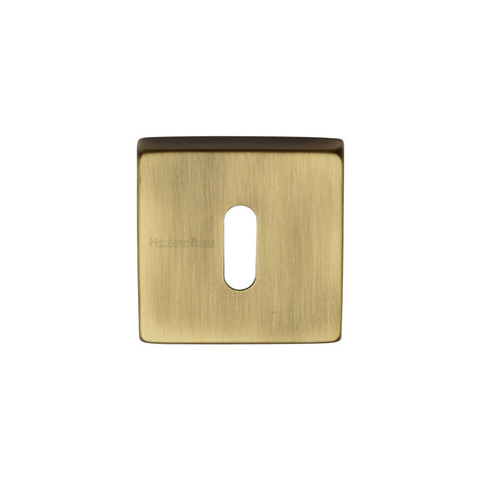 Standard Key Escutcheon Square - SQ5002 by M Marcus - Heritage Brass