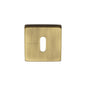 Standard Key Escutcheon Square - SQ5002 by M Marcus - Heritage Brass
