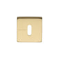 Standard Key Escutcheon Square - SQ5002 by M Marcus - Heritage Brass