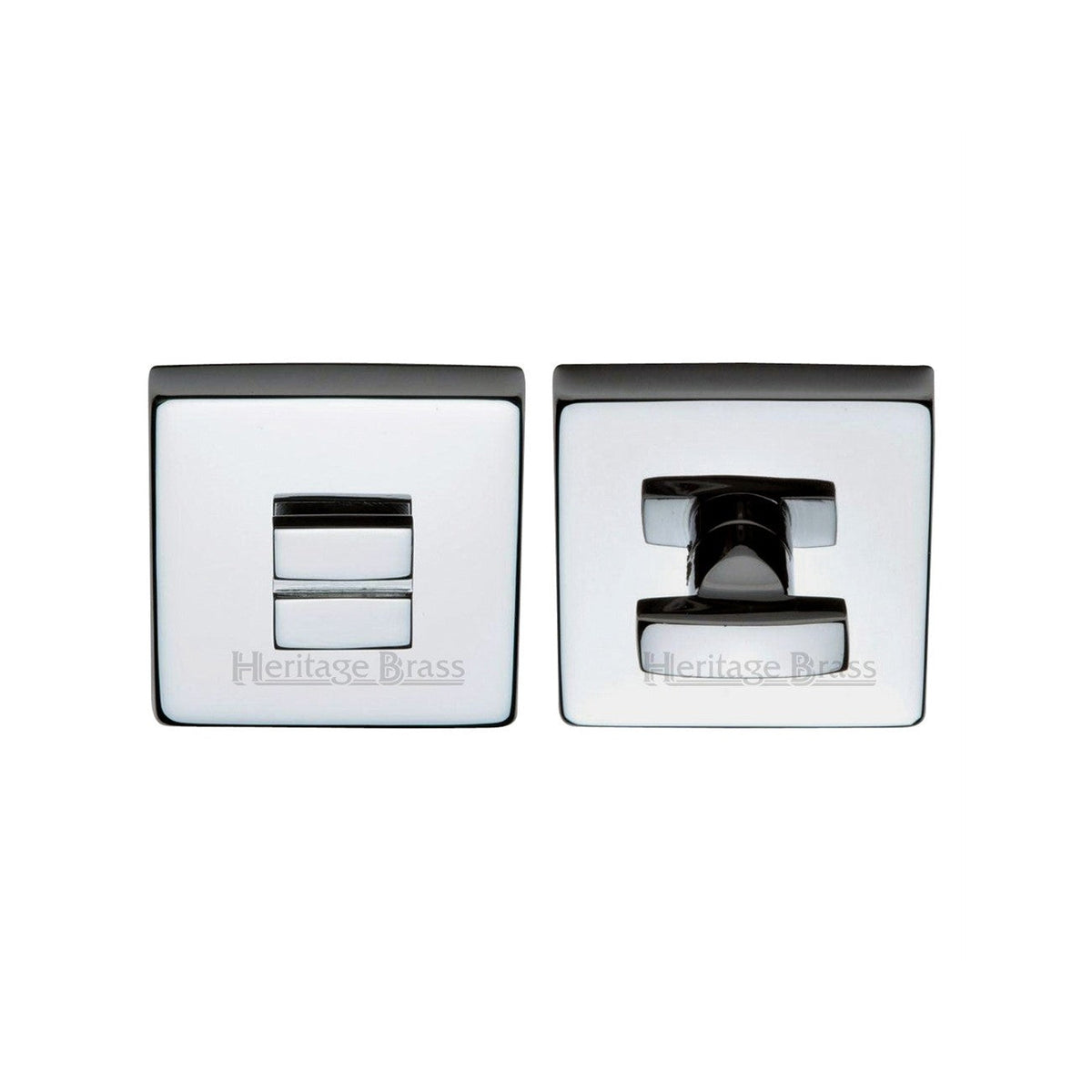 Square Bathroom Turn & Release - SQ5040 by M Marcus - Heritage Brass