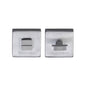 Square Bathroom Turn & Release - SQ5040 by M Marcus - Heritage Brass